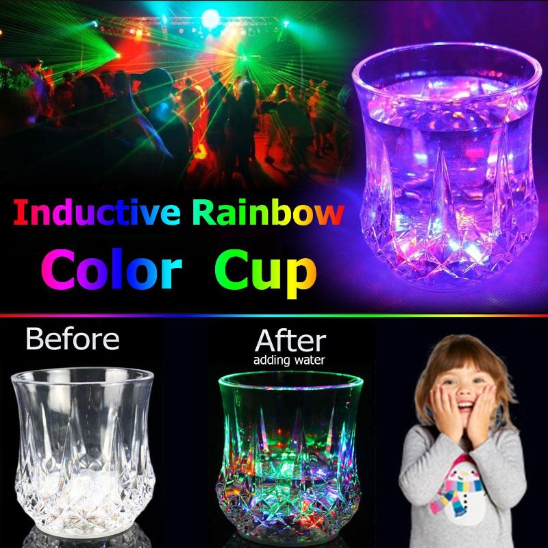 Flashing Water Inductive Rainbow Color Cup  | 200ml