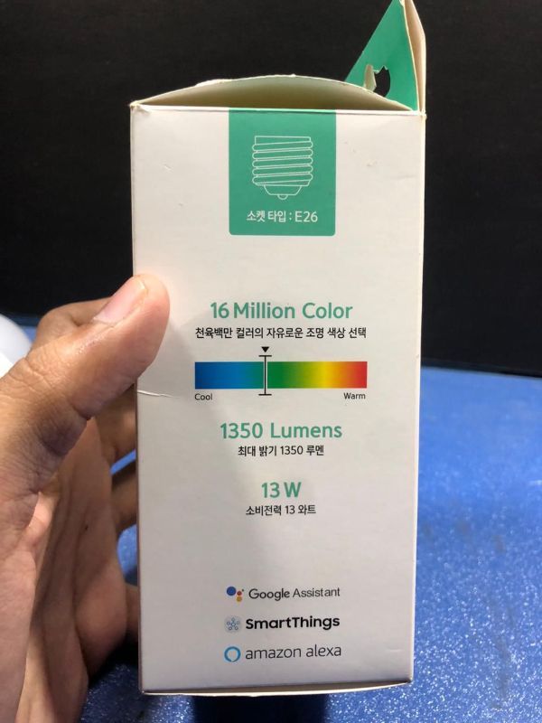 Smart WiFi RGB LED Bulb | 13W | Voice Control | 16 Million Colors