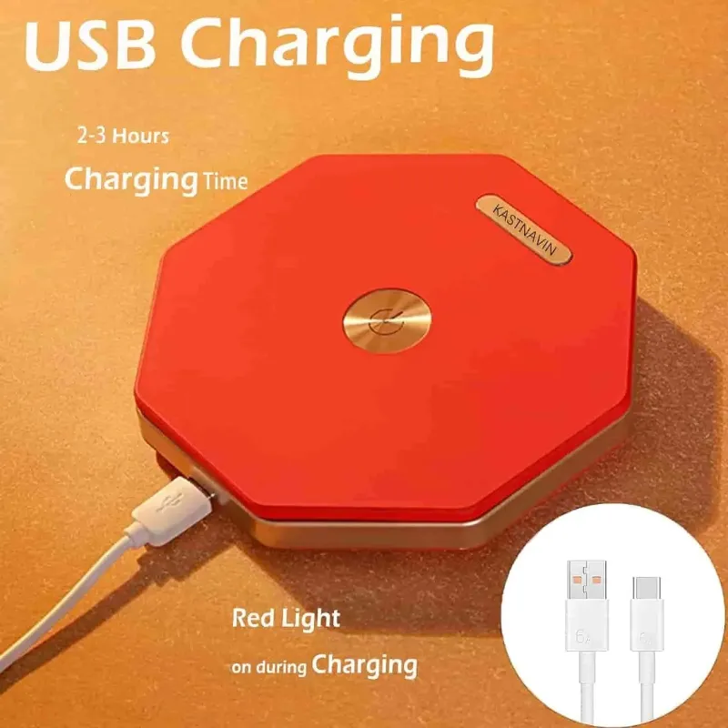 Portable Folding Wooden Table Lamp – Rechargeable & Stylish