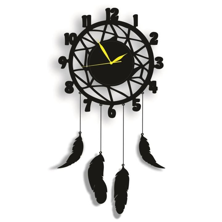 Decorative 3D Wooden Wall Clock | Stylish Wall Hanging Home Décor