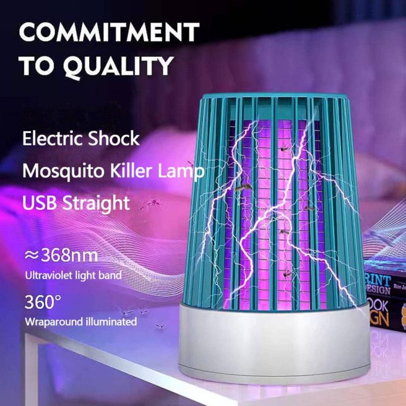 Electric Shock UV Mosquito Killer Lamp | USB Bugs Zapper Light