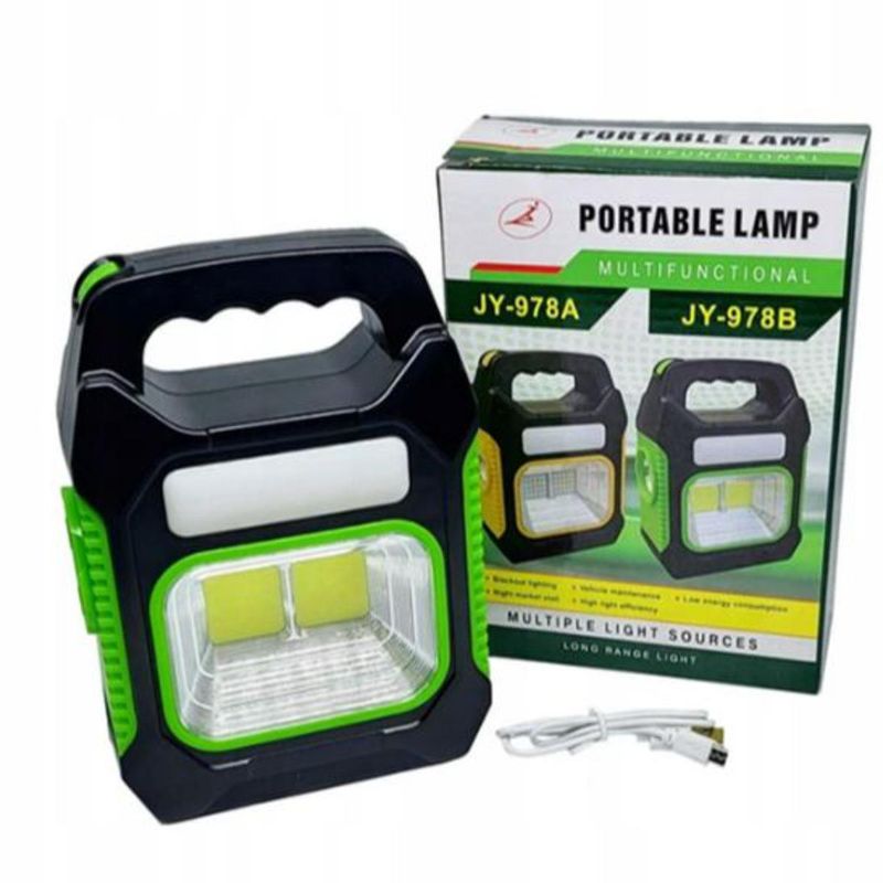 JY-978A Solar Portable Lamp – Multifunctional Long-Range Light