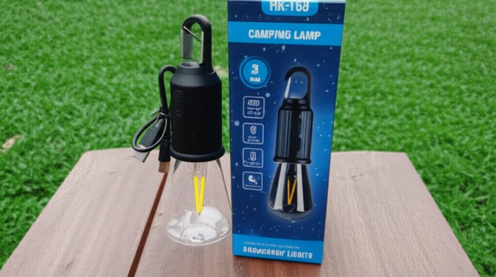 Rechargeable Hanging Bulb with Type-C Charging Cable