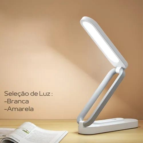 B005 LED Folding Table Lamp – Rechargeable Dimmable Desk Light (Type-C)