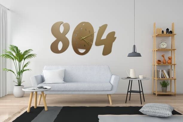3d wall clock Wooden Wall Clock (804)