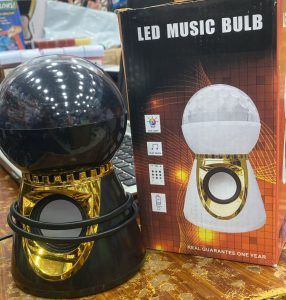 LED Music Bulb Bluetooth Speaker with Multi-Color Lights