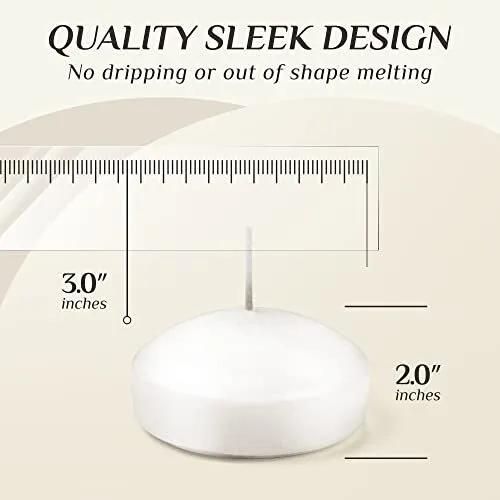 Long Burning Decorative Candles (Pack of 12)