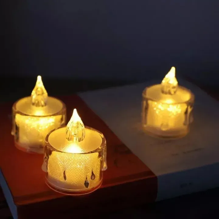 Battery Operated Tea Lights | Decorative Flickering Candles