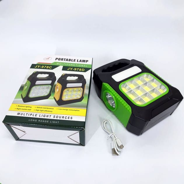 JY-978D Solar Camping Lantern Rechargeable with Power Bank Function