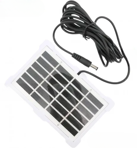 Rechargeable Solar Light with Solar Panel CL-028MAX | Portable LED Bulb with Hook