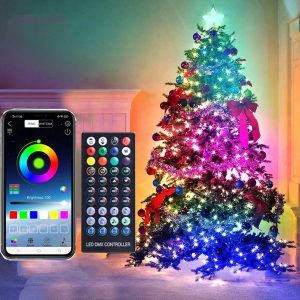 Mega Power Smart RGB 33ft 100 LED Fairy Light | Voice & App Control | Music Sync | Multicolor