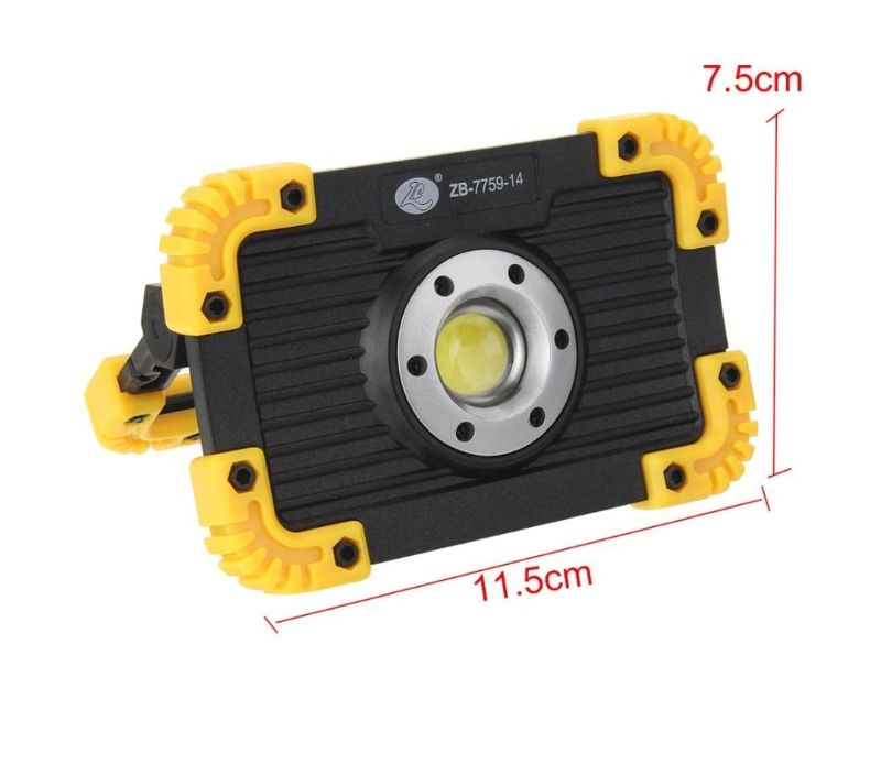 Multifunction LED Work Light with Power Bank | COB Floodlight | 3 Light Modes