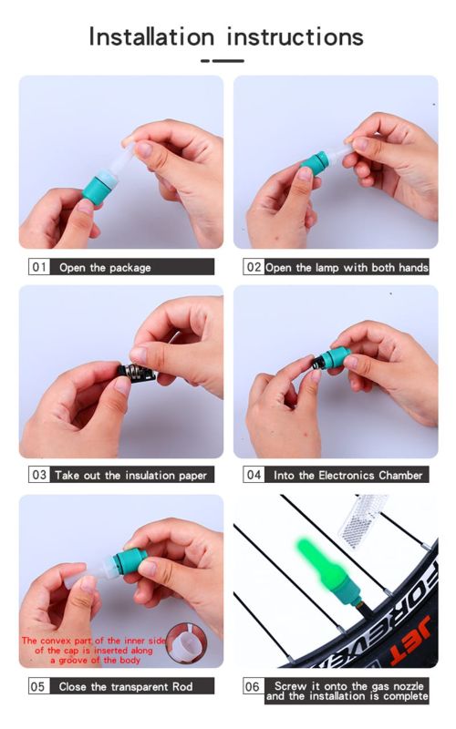 Wheel Sensor LED Light – Motion Activated (2pcs)