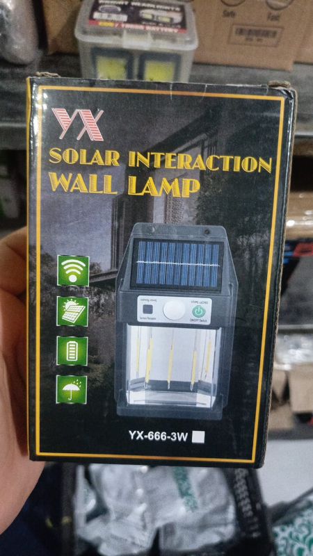 Solar  Wall Tungsten Light Waterproof Intelligent Sensor