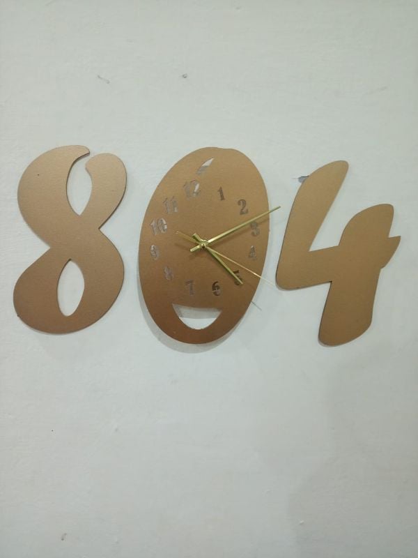 3d wall clock Wooden Wall Clock (804)