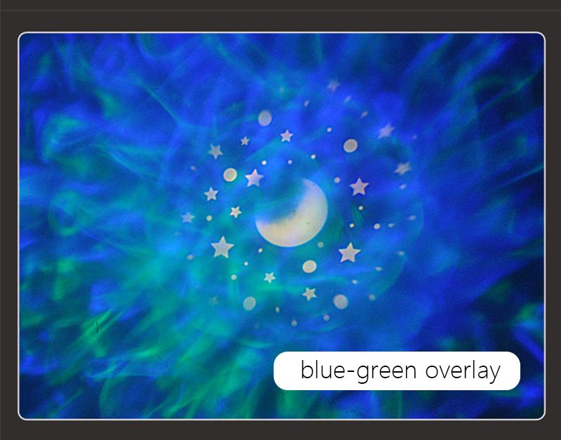 Bedroom Ocean Light Projector – LED Star & Wave Sky Rotating