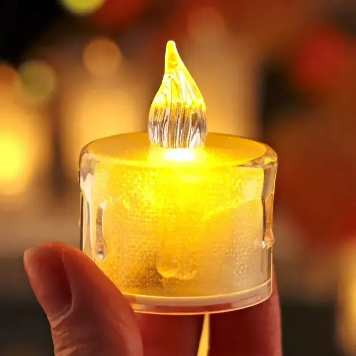 Battery Operated Tea Lights | Decorative Flickering Candles
