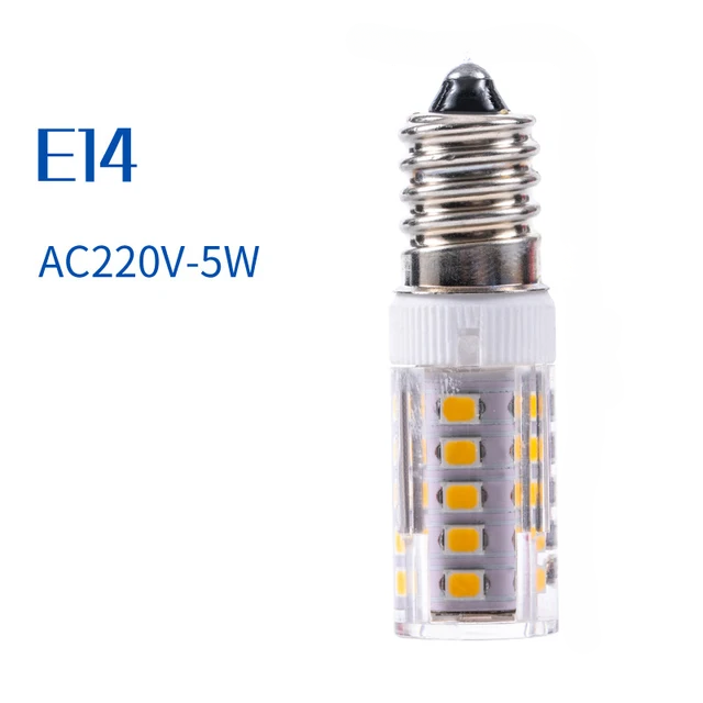 E14 LED Fridge Light Bulb | 5W Energy-Saving Refrigerator Bulb