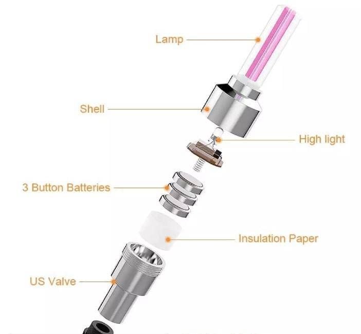 Wheel Light | LED Neon Light | LED Sensor Wheel Light (2pcs)