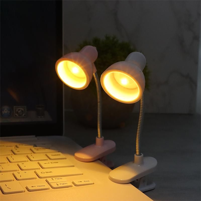 1Pc Mini LED Clamp Reading Light | Clip-On Table | Eye Protection Soft Light