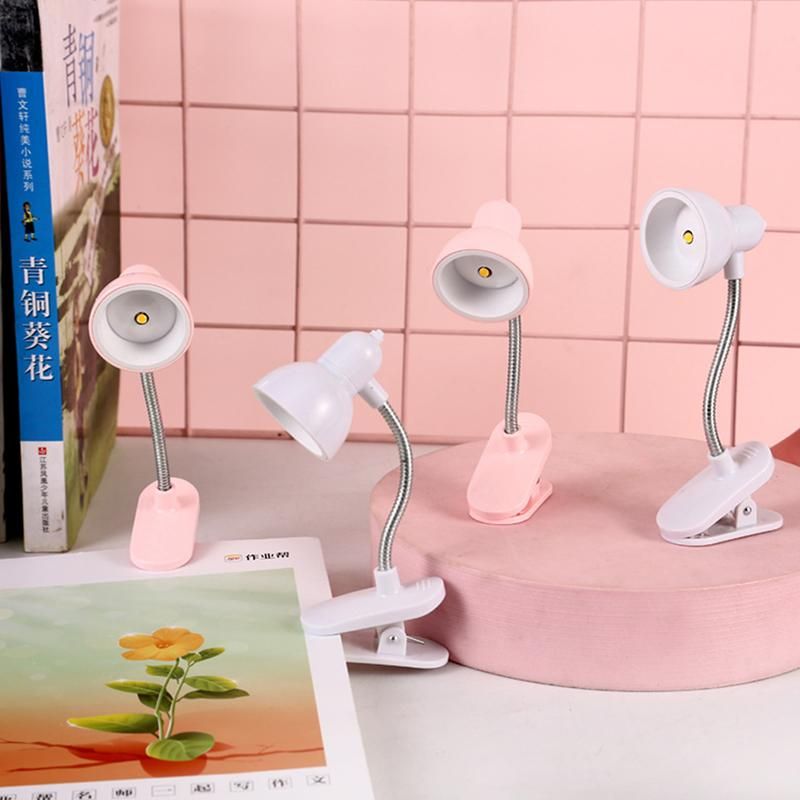 1Pc Mini LED Clamp Reading Light | Clip-On Table | Eye Protection Soft Light