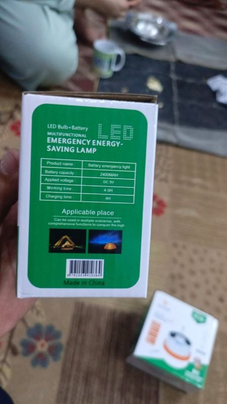 DC Light Multifunctional Bulb | 100W (ML-71S) | 200W (ML-72S) | 2400 mAh Battery
