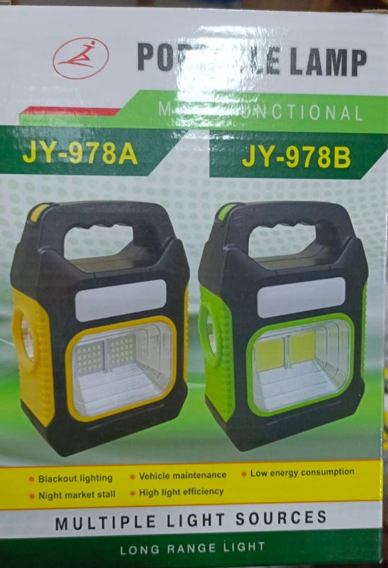 JY-978A Solar Portable Lamp – Multifunctional Long-Range Light