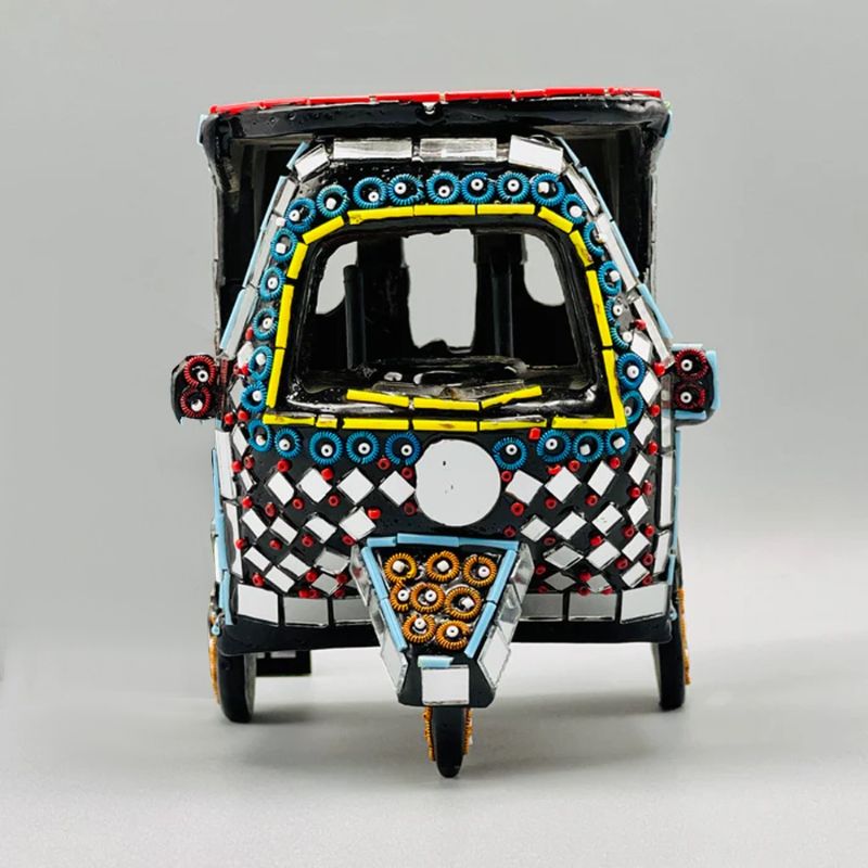 Handcraftedn Amazing Mirror Work Riksha