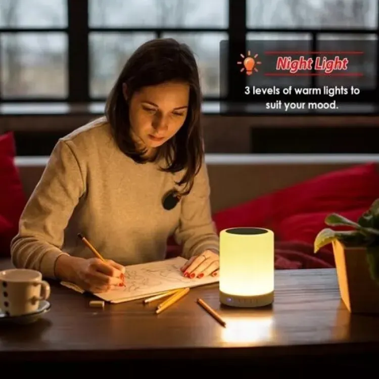 Touch Lamp Bluetooth Speaker | Smart Color Changing Lamp