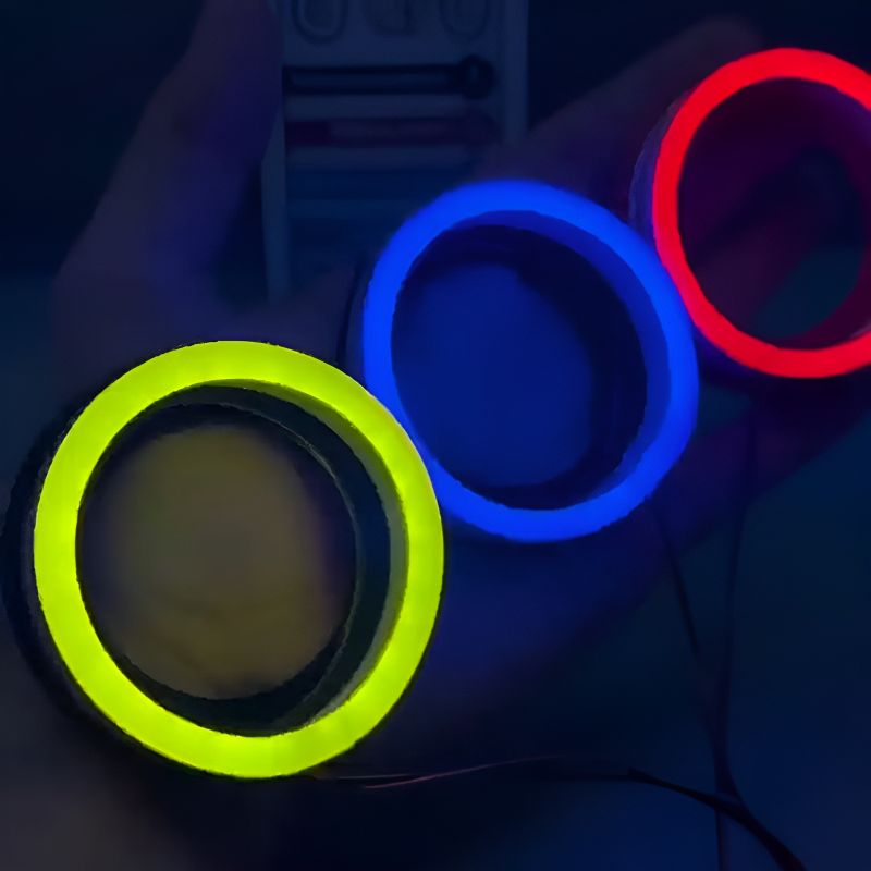Silencer Tikki Neon LED Round Light for Honda 125