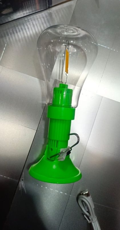 LED Rechargeable Lamp | Lantern Bulb Light with Hanging Hook (Random Color)