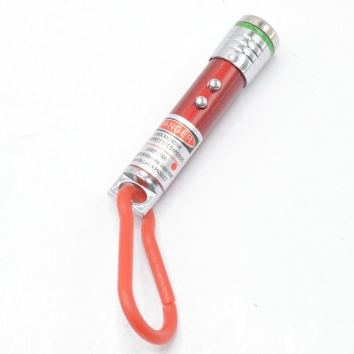 Laser LED Light with Keychain – Multiuse Laser Pointer