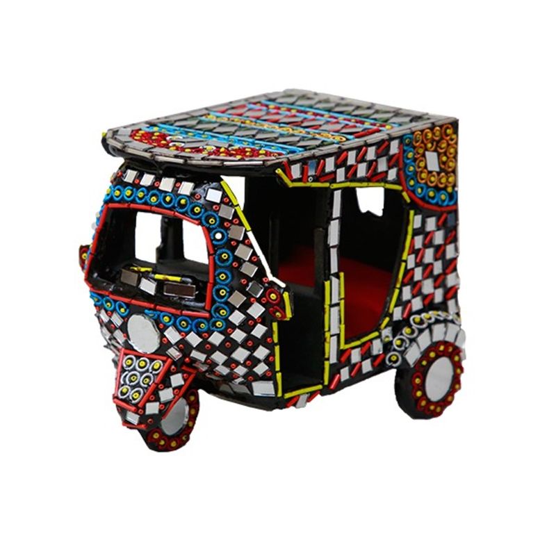 Handcraftedn Amazing Mirror Work Riksha