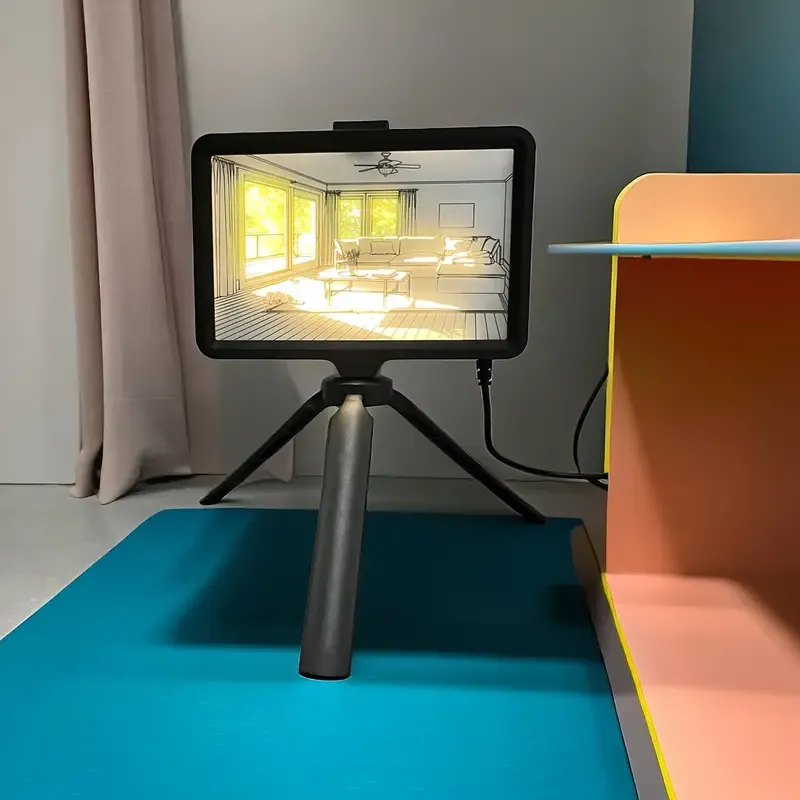 Glowing Art Photo Frame Desktop Decorative Light | Painting Night Light