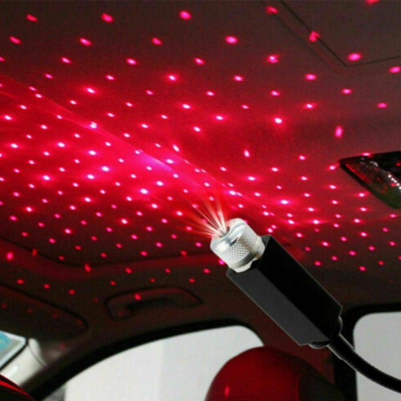 LED Galaxy Star Light Rotating Starry Sky Laser (Red Color)
