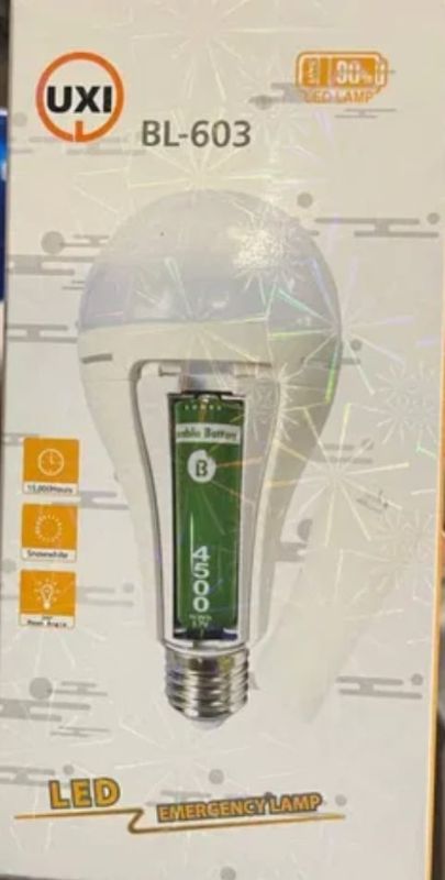 4500mAh LED Bulb 20W | Energy Saving AC/DC Long Backup Battery Light