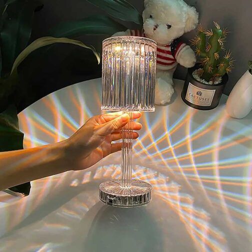 RGB Crystal Touch Table Lamp | 16 Color Changing LED