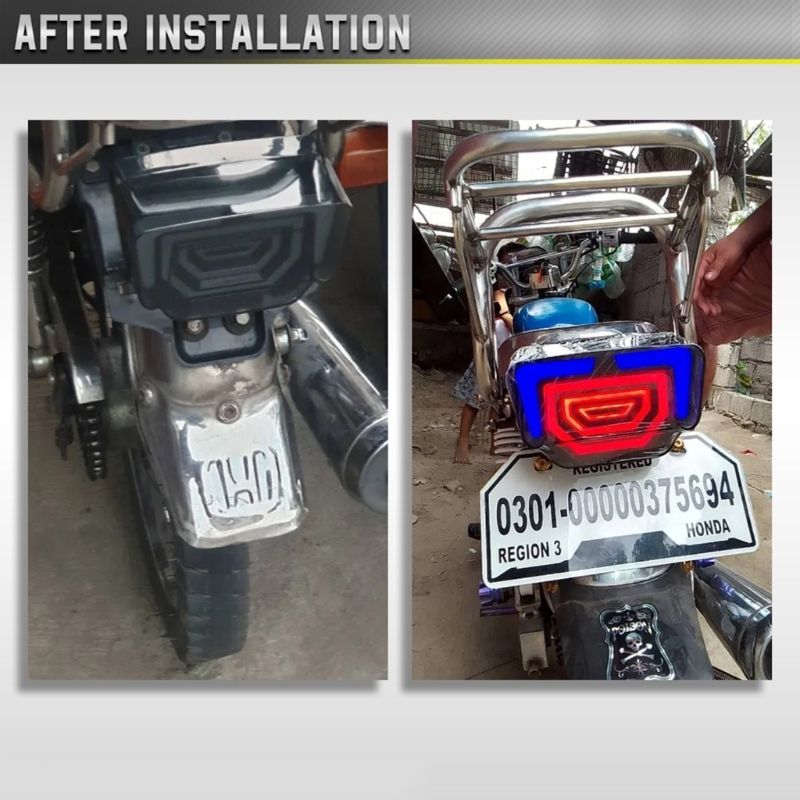 Fancy DRL LED Tail Light – Motorcycle 70cc & 125cc