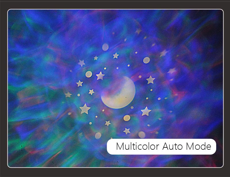 Bedroom Ocean Light Projector – LED Star & Wave Sky Rotating