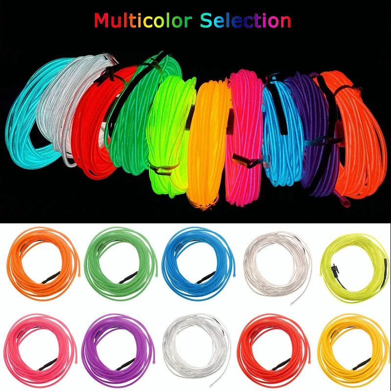 Flexible LED Neon Strip Light – Multi Colors DIY Rope Light  (2 Meter)