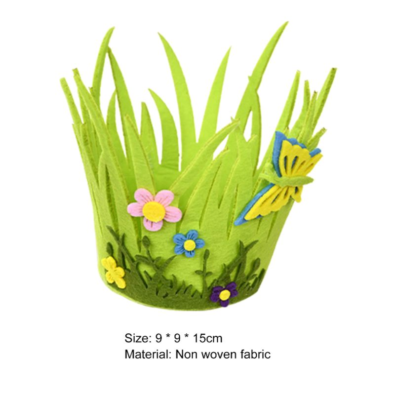 Easter Baskets – Portable Round Non-Woven Buckets
