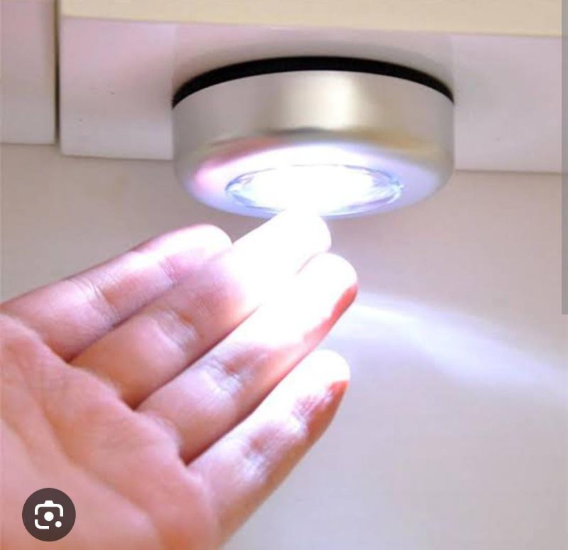 3 Bulb Touch Light | Wireless Touch Under Cabinet & Wardrobe Light (Made in China)