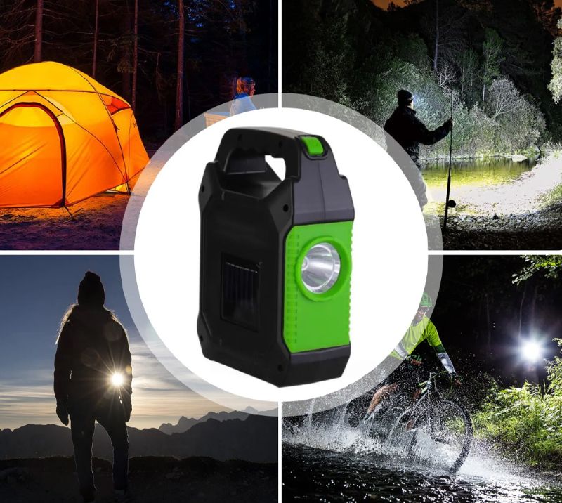 JY-978D Solar Camping Lantern Rechargeable with Power Bank Function
