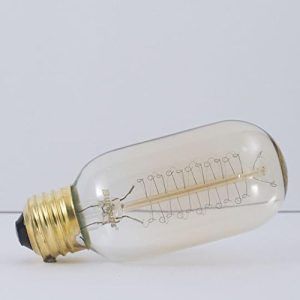 Bulbrite Incandescent T45 Medium Screw Base Light Bulb | 40 Watt | Antique Vintage Design