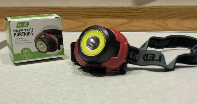 Mini Headlight High Lumen Head Lamp KX-1802 | COB + LED 3W