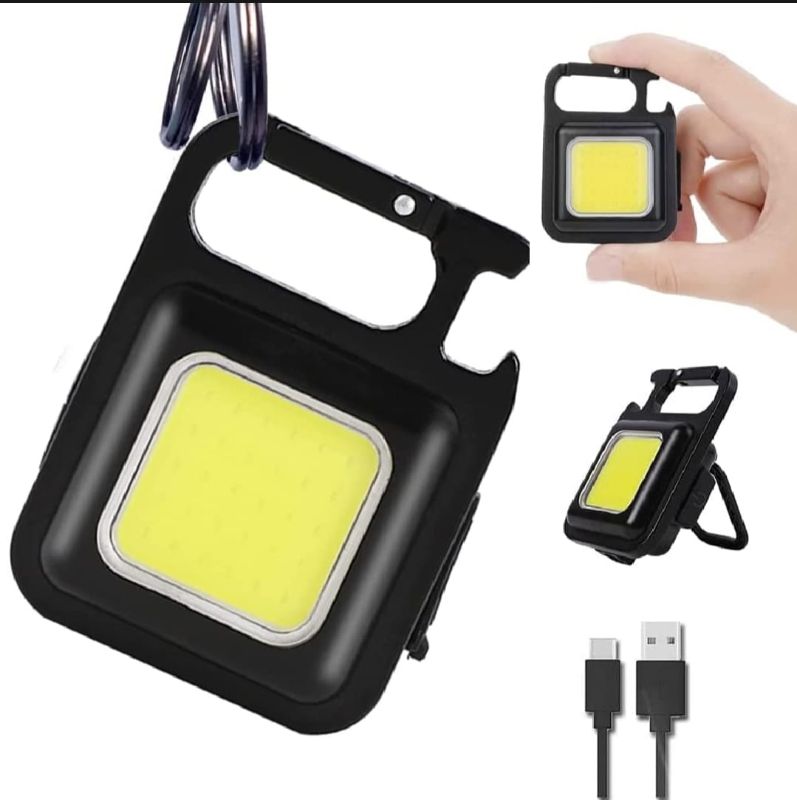 COB Keychain Work Light | 3 Light Modes |  Mini LED Pocket Torch