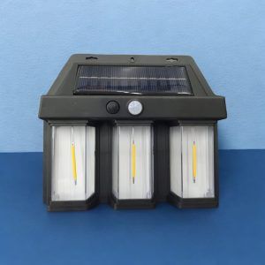 Solar Sensor Light BK-618-3 | 3 LED 2400LM Outdoor Wall Light