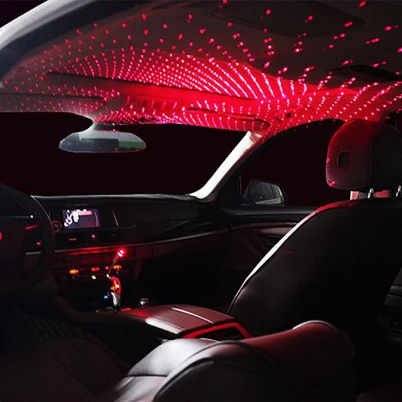 LED Galaxy Star Light Rotating Starry Sky Laser (Red Color)