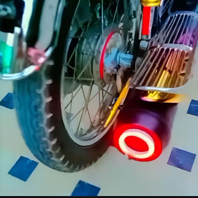 Silencer Tikki Neon LED Round Light for Honda 125