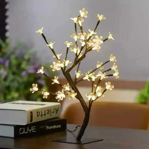 LED Cherry Blossom Bloom Light Tree | Decorative Table Lamp